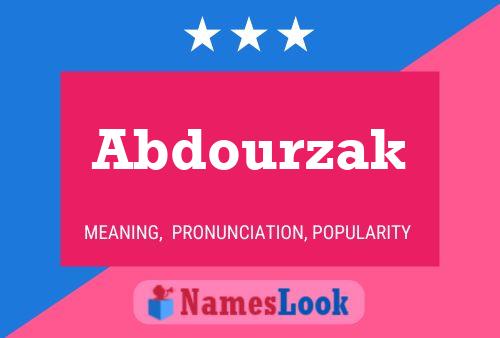 Abdourzak Naam Poster