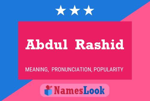 Abdul  Rashid Naam Poster