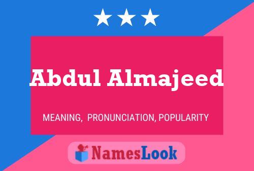 Abdul Almajeed Naam Poster