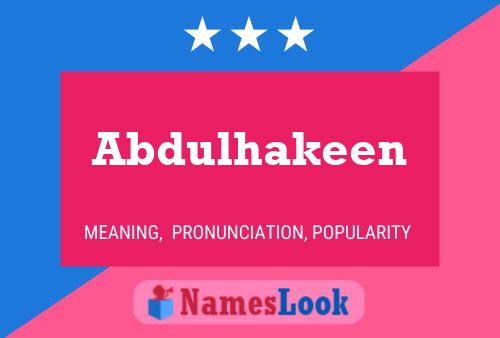 Abdulhakeen Naam Poster