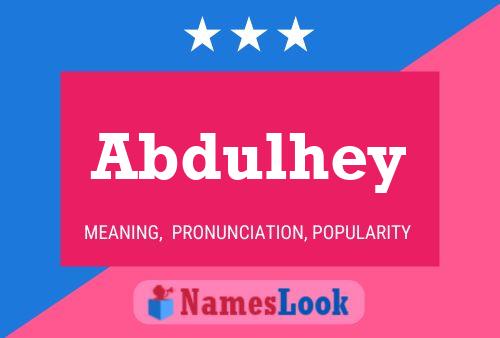 Abdulhey Naam Poster