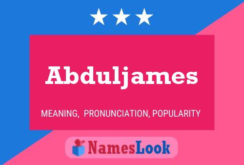 Abduljames Naam Poster