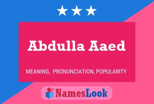 Abdulla Aaed Naam Poster