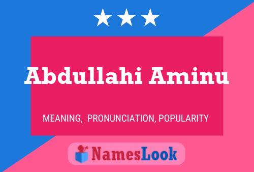 Abdullahi Aminu Naam Poster