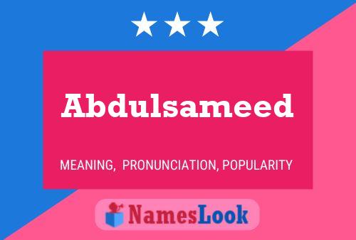 Abdulsameed Naam Poster