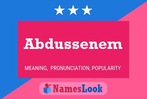 Abdussenem Naam Poster