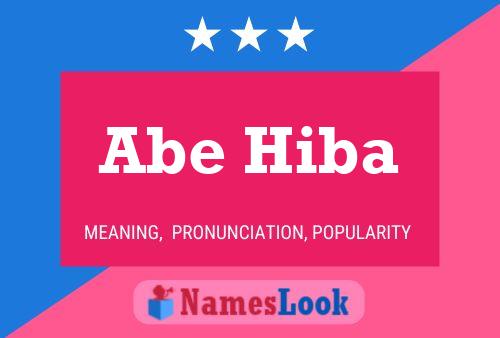 Abe Hiba Naam Poster