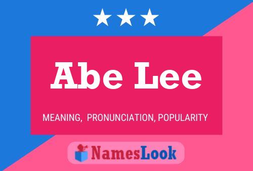 Abe Lee Naam Poster