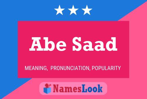 Abe Saad Naam Poster