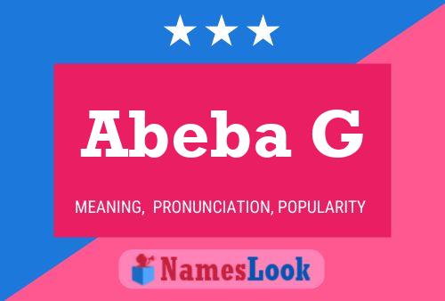 Abeba G Naam Poster