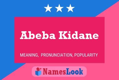 Abeba Kidane Naam Poster