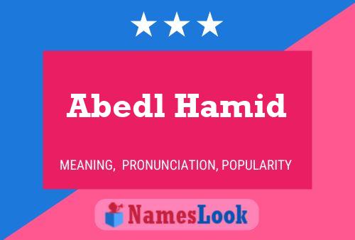 Abedl Hamid Naam Poster