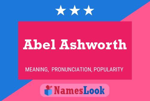 Abel Ashworth Naam Poster