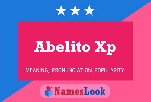 Abelito Xp Naam Poster