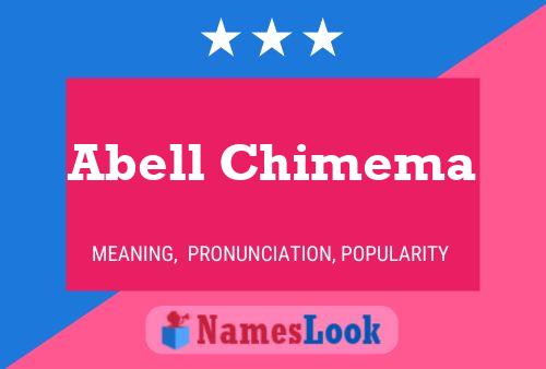 Abell Chimema Naam Poster