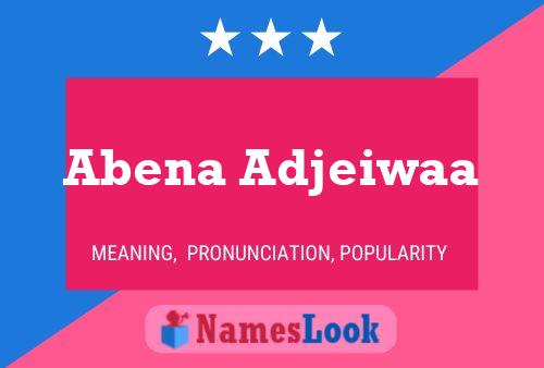 Abena Adjeiwaa Naam Poster