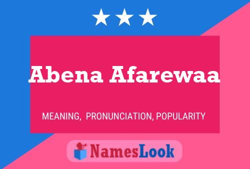 Abena Afarewaa Naam Poster