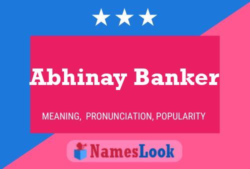 Abhinay Banker Naam Poster