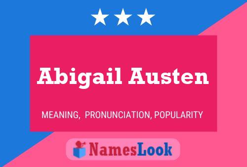 Abigail Austen Naam Poster