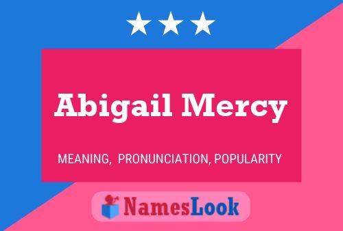 Abigail Mercy Naam Poster