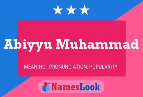 Abiyyu Muhammad Naam Poster