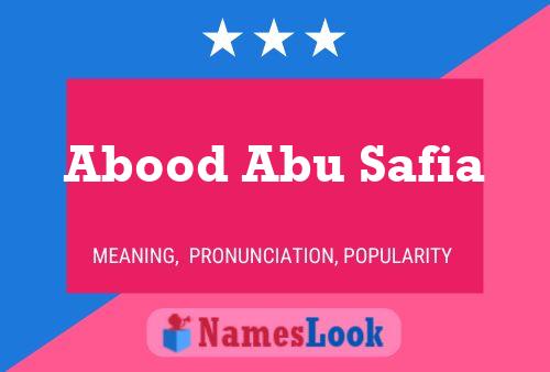 Abood Abu Safia Naam Poster