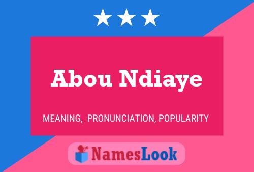 Abou Ndiaye Naam Poster