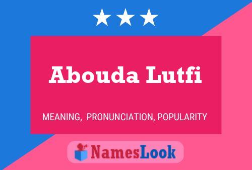 Abouda Lutfi Naam Poster