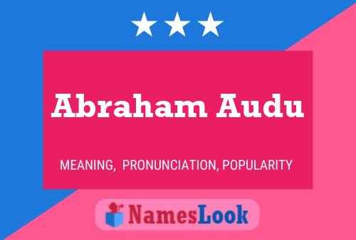 Abraham Audu Naam Poster