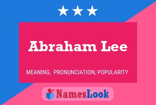 Abraham Lee Naam Poster