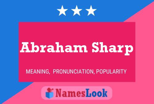 Abraham Sharp Naam Poster