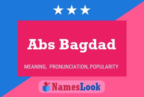 Abs Bagdad Naam Poster