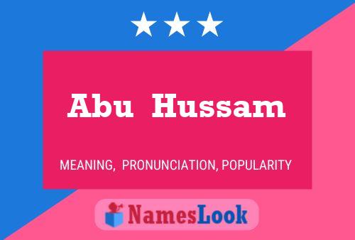 Abu  Hussam Naam Poster