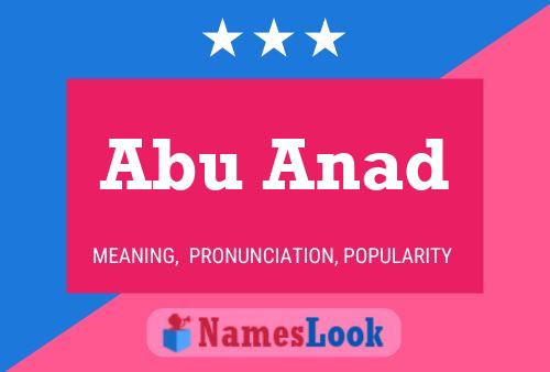 Abu Anad Naam Poster