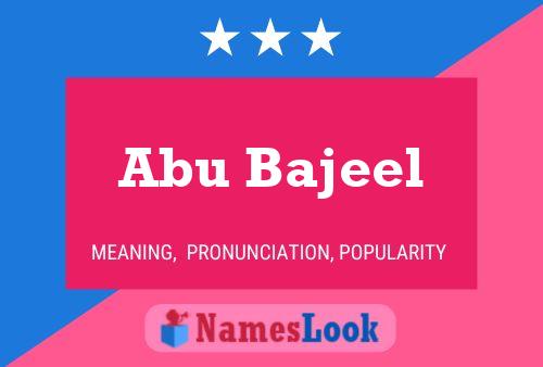 Abu Bajeel Naam Poster