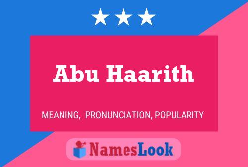 Abu Haarith Naam Poster