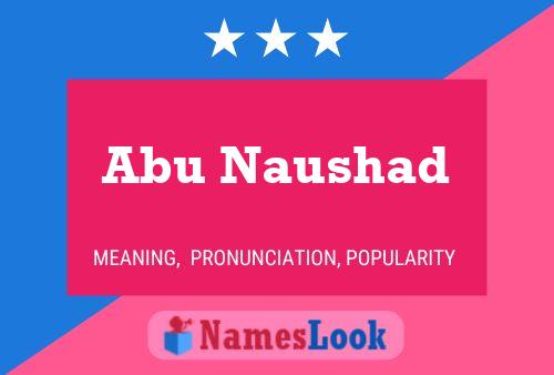 Abu Naushad Naam Poster