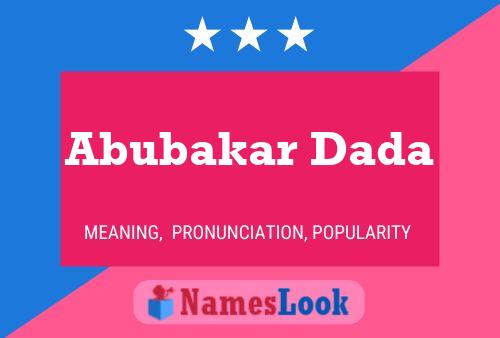 Abubakar Dada Naam Poster