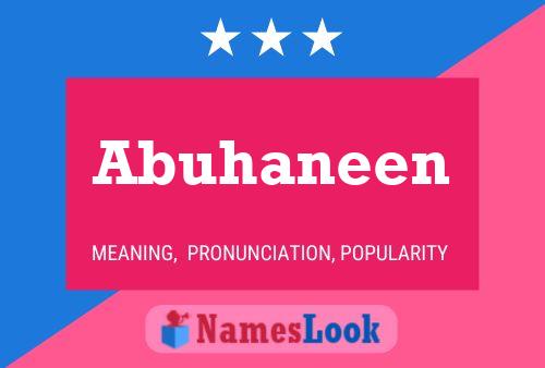 Abuhaneen Naam Poster