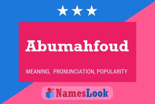 Abumahfoud Naam Poster