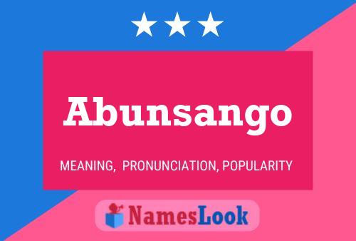 Abunsango Naam Poster