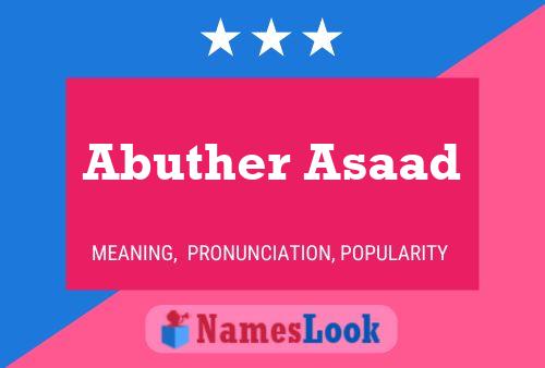 Abuther Asaad Naam Poster