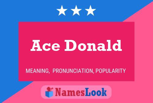 Ace Donald Naam Poster