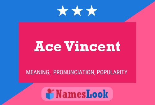 Ace Vincent Naam Poster