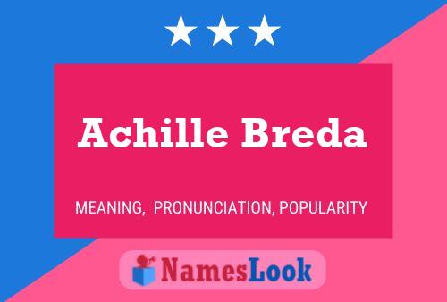 Achille Breda Naam Poster