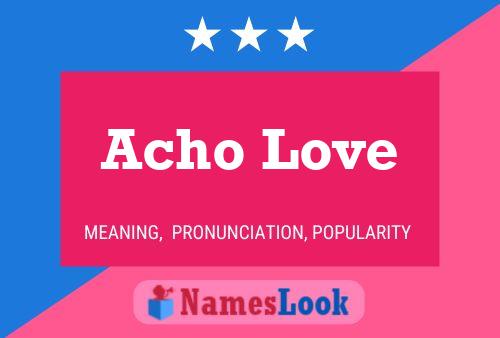 Acho Love Naam Poster