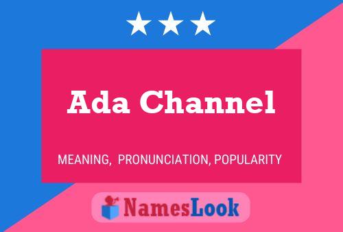 Ada Channel Naam Poster