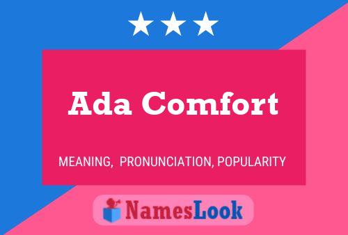 Ada Comfort Naam Poster