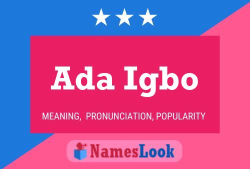 Ada Igbo Naam Poster