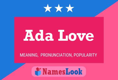 Ada Love Naam Poster